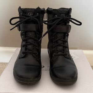 UGG Black Combat & Moto Boots